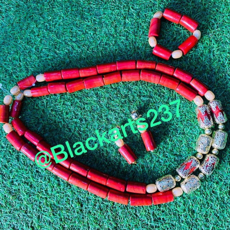 Beaded Necklace and bangles