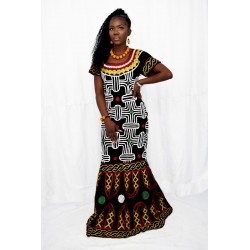 Elegant full length toghu dress 